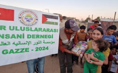 Organizing fun parties for children in camps and distributing gifts that will bring joy and happiness to children’s faces.